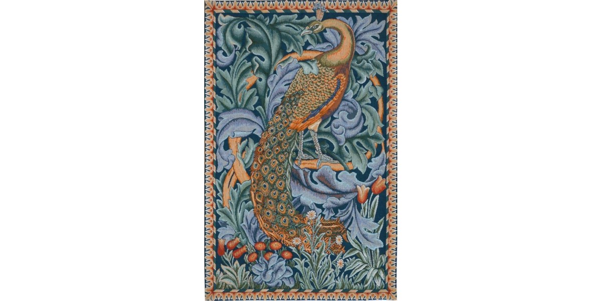 Gobelín Tapisserie Le paon, William Morris Gobelín Tapisserie Le paon, William Morris